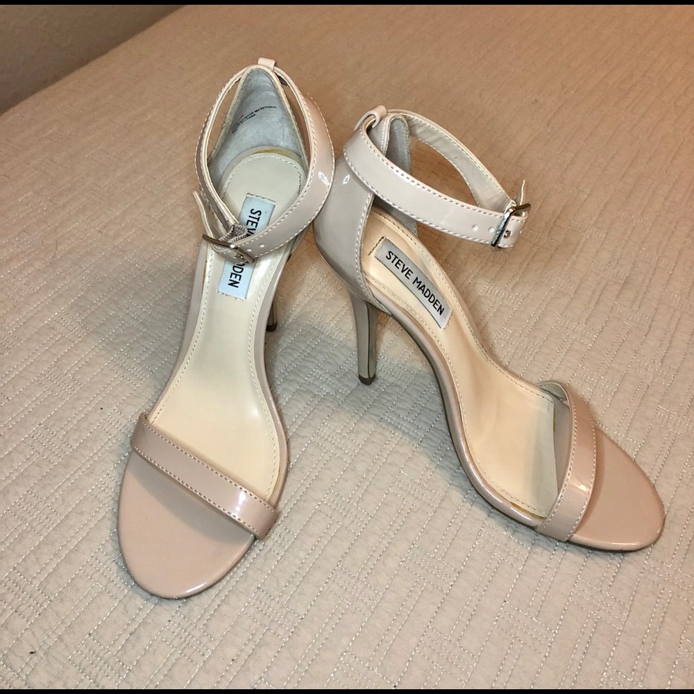 Steve Madden “Realove” Nude Patent Leather Heel